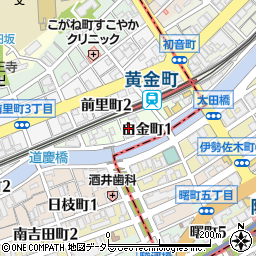 神奈川県横浜市南区白金町周辺の地図