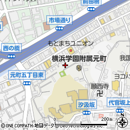 WINE HALL 元町倶楽部 元町店周辺の地図