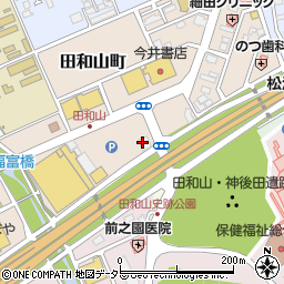 あかだま田和山店周辺の地図