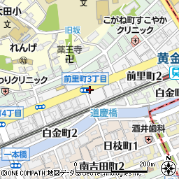 神奈川県横浜市南区前里町周辺の地図