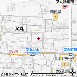 岐阜県岐阜市又丸周辺の地図