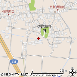 鳥取県米子市淀江町佐陀226-1周辺の地図