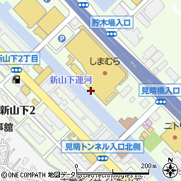 神奈川県横浜市中区新山下2丁目周辺の地図