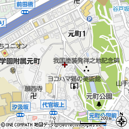 ＰＥＮ横浜市中区元町２丁目パーキング周辺の地図