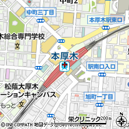 横浜茶屋厚木ミロード店周辺の地図