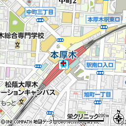 エクセルシオール カフェ 本厚木駅店周辺の地図