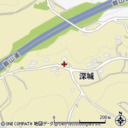 千葉県市原市深城415-1周辺の地図