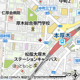 神奈川県厚木市中町3丁目1-2周辺の地図