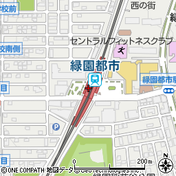 ファミリーマート緑園都市駅西口店周辺の地図