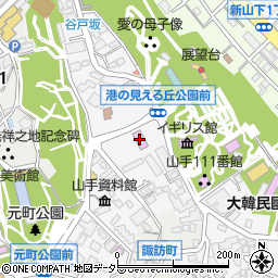 岩崎博物館ゲーテ座ホール周辺の地図