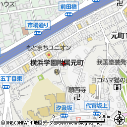濱新周辺の地図