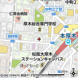 神奈川県厚木市中町3丁目1-5周辺の地図