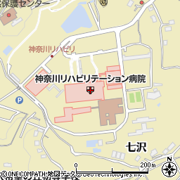ファミリーマート神奈川リハビリテーション病院店周辺の地図