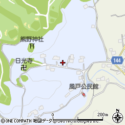 千葉県市原市風戸周辺の地図