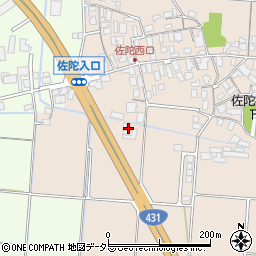 鳥取県米子市淀江町佐陀52周辺の地図