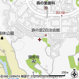 かぜの子公園周辺の地図