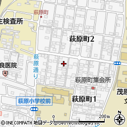 昌雲堂市原表具店周辺の地図