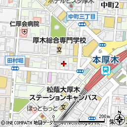 神奈川県厚木市中町3丁目1周辺の地図