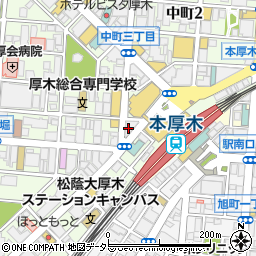 東京ＡＧＡクリニック本厚木院周辺の地図
