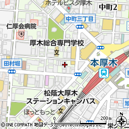 神奈川県厚木市中町3丁目1-17周辺の地図