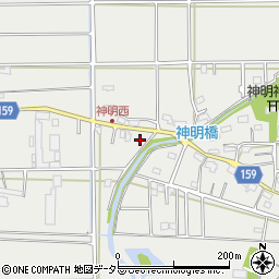 岐阜県本巣市下真桑1355周辺の地図