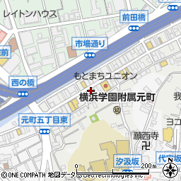 CAFE LA MILLE 横浜元町店周辺の地図