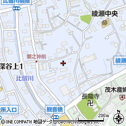 神奈川県綾瀬市深谷上6丁目5-10周辺の地図