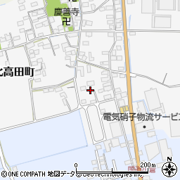 滋賀県長浜市湖北高田町208-5周辺の地図