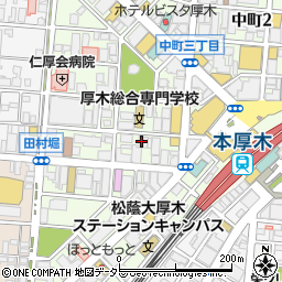 神奈川県厚木市中町3丁目1-15周辺の地図