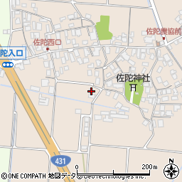 鳥取県米子市淀江町佐陀104-4周辺の地図