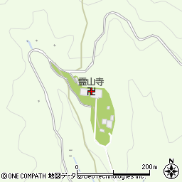 霊山寺周辺の地図