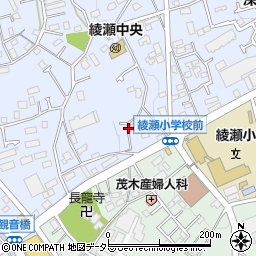 神奈川県綾瀬市深谷上6丁目14周辺の地図