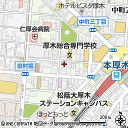 神奈川県厚木市中町3丁目1-12周辺の地図