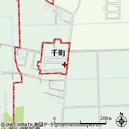 千葉県茂原市千町2032-62周辺の地図