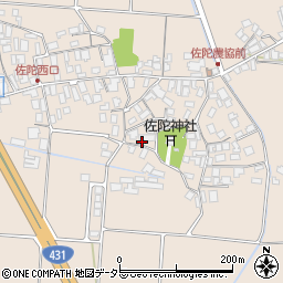 鳥取県米子市淀江町佐陀155周辺の地図