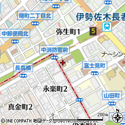 神奈川県横浜市中区山吹町2-2周辺の地図