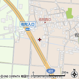 鳥取県米子市淀江町佐陀69-1周辺の地図