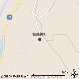鷲峰神社周辺の地図
