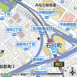 まいばすけっと石川町駅前店周辺の地図