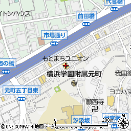 もとまちユニオン元町店周辺の地図