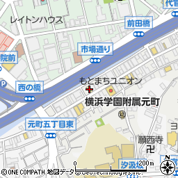 くすりセイジョー横浜元町店周辺の地図
