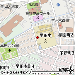 早田公民館周辺の地図