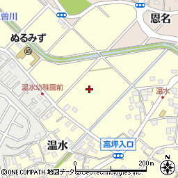 神奈川県厚木市温水周辺の地図