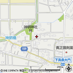 岐阜県本巣市下真桑673周辺の地図