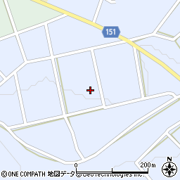 鳥取県倉吉市大沢周辺の地図