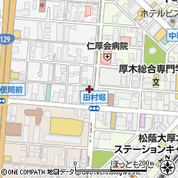 ファミリーマートサンズ厚木栄町店周辺の地図