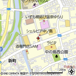 山陰合同銀行平田中ノ島 ＡＴＭ周辺の地図
