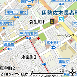 神奈川県横浜市中区山吹町周辺の地図