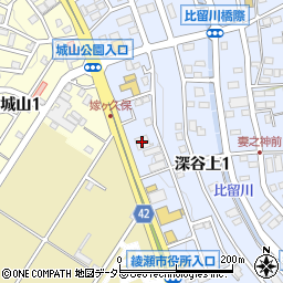 綾瀬斎場周辺の地図