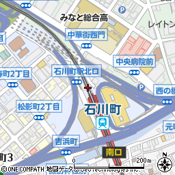 餃子の王将 石川町店周辺の地図